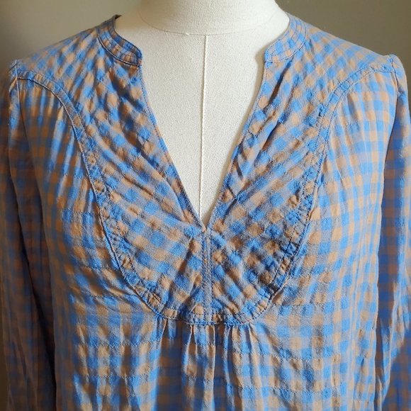Holding Horses / Anthropologie gingham top Small - Picture 2 of 10